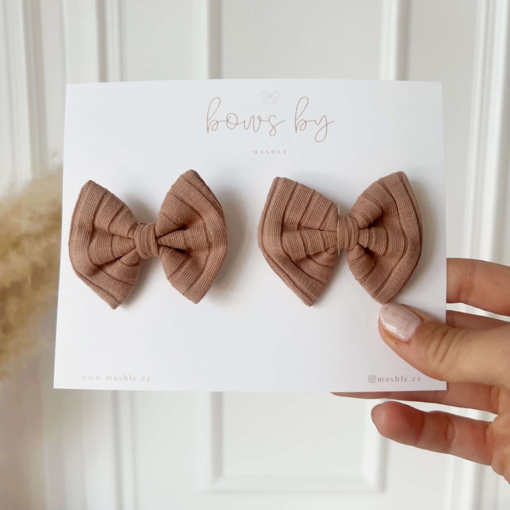 Mašličky na sponce 2 ks - CAMEL