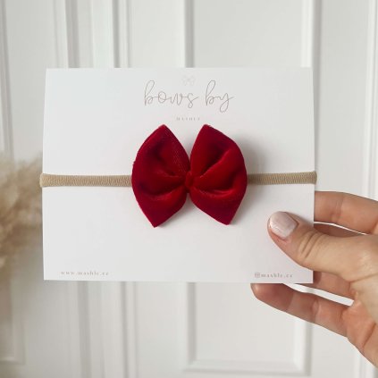 Čelenka pro miminko - mini -  RED CHRISTMAS