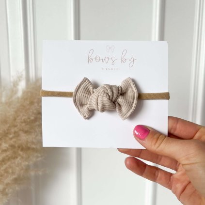 Čelenka pro miminko  - mini - BEIGE