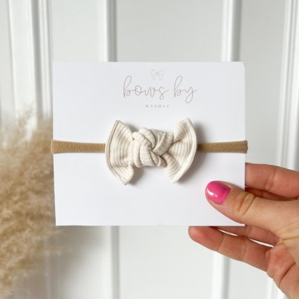 Čelenka pro miminko  - mini - CREAM