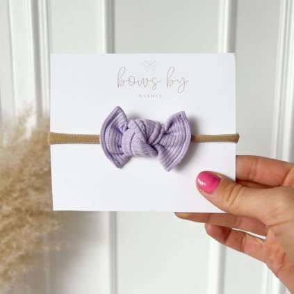 Čelenka pro miminko  - mini - PASTEL LILA