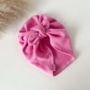 Dívčí turban s mašlí vaflový - BUBBLE GUM NEW