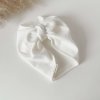 Dívčí turban s mašlí vaflový - WHITE