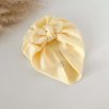 Dívčí turban s mašlí  - PASTEL VANILLA