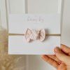 Čelenka pro miminko pointelle - mini - BABY PINK