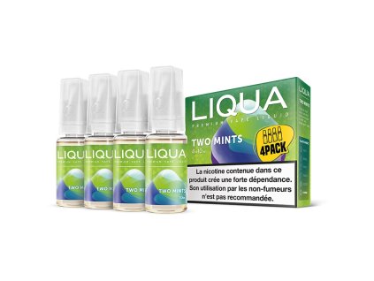 LIQUA 4-Pack – Two Mints – balení 4 × 10 ml
