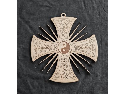 Maltézský kříž na zeď