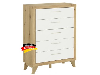 vysoká komoda z masivního dubu (2)