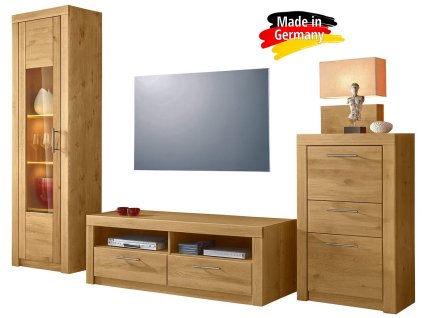 Obývací stěna z masivu dub STEFI