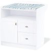 přebalovací komoda bílá MDF 2 o