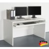 pc počítačový, psací stůl bílý 137 + 160cm A