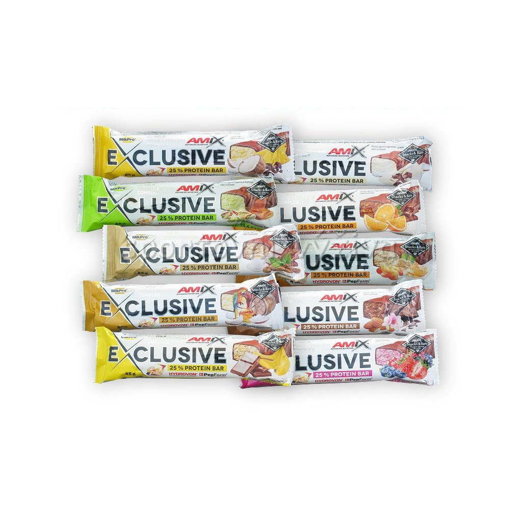 12x Exclusive Protein Bar 85g MIX