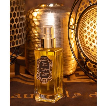 Tělový olej s esencí Voyage Orient, La Sultane de Saba, Paris, 200 ml
