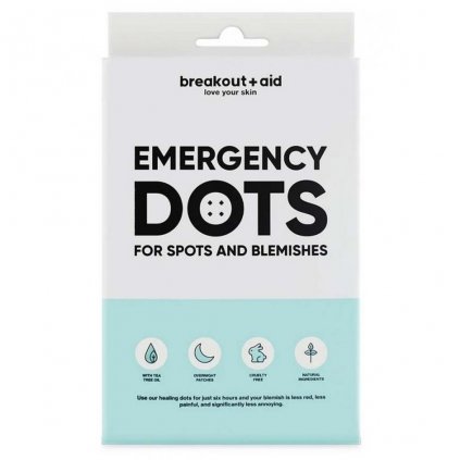 Emergency dots Náplasti na lokální ošetření akné s tea tree oil
