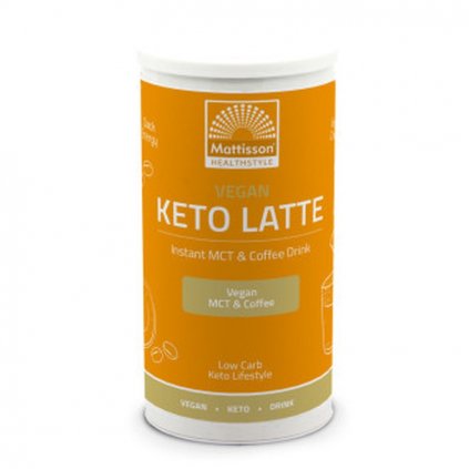 vegan keto latte instantni mct kava doplnky stravy mattisson