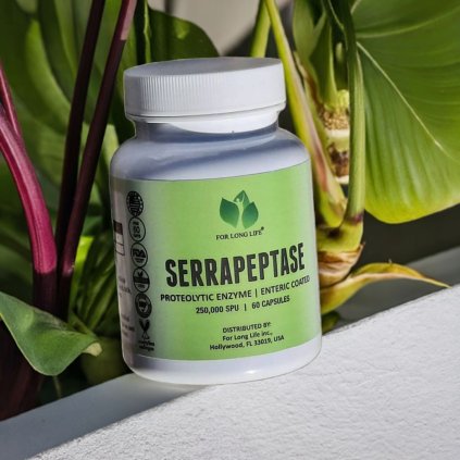 serrapeptase nutraceutical dietary supplement for healthy aging AM