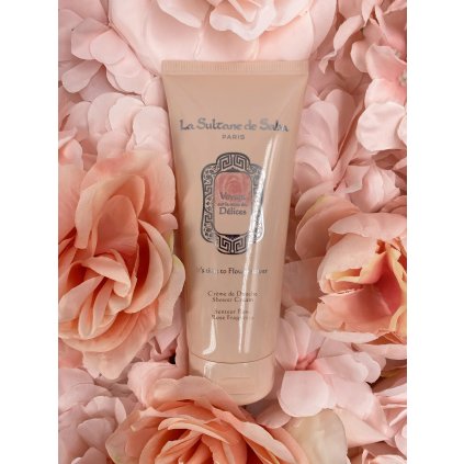 Voyage Delices Rose, sprchový krém s něžnou vůní růže, La Sultane de Saba, Paris, 200 ml