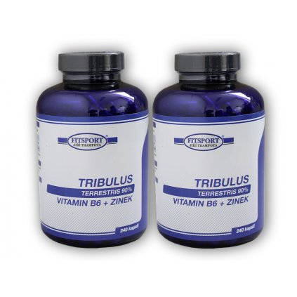 2x Tribulus Terrestris 90% + B6 +Zinek 240cps