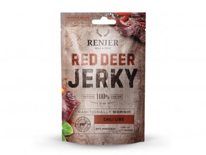 Renjer - Red Deer Jerky Lime & Chilli 25g
