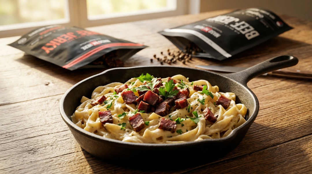 Sušené maso není jen snack k pivu. Tady je 5 receptů, jak s ním kouzlit v kuchyni