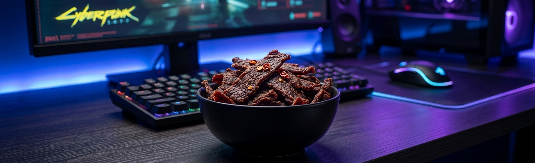 Sušené maso pro gamery: Ultimátní cheat code pro focus bez crashe