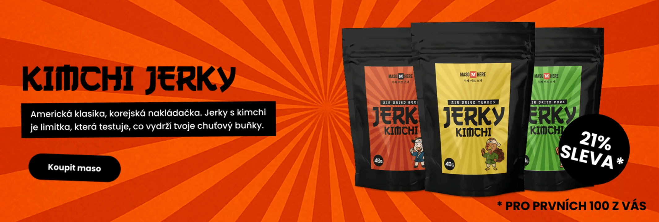 Kimchi Jerky Starter Pack