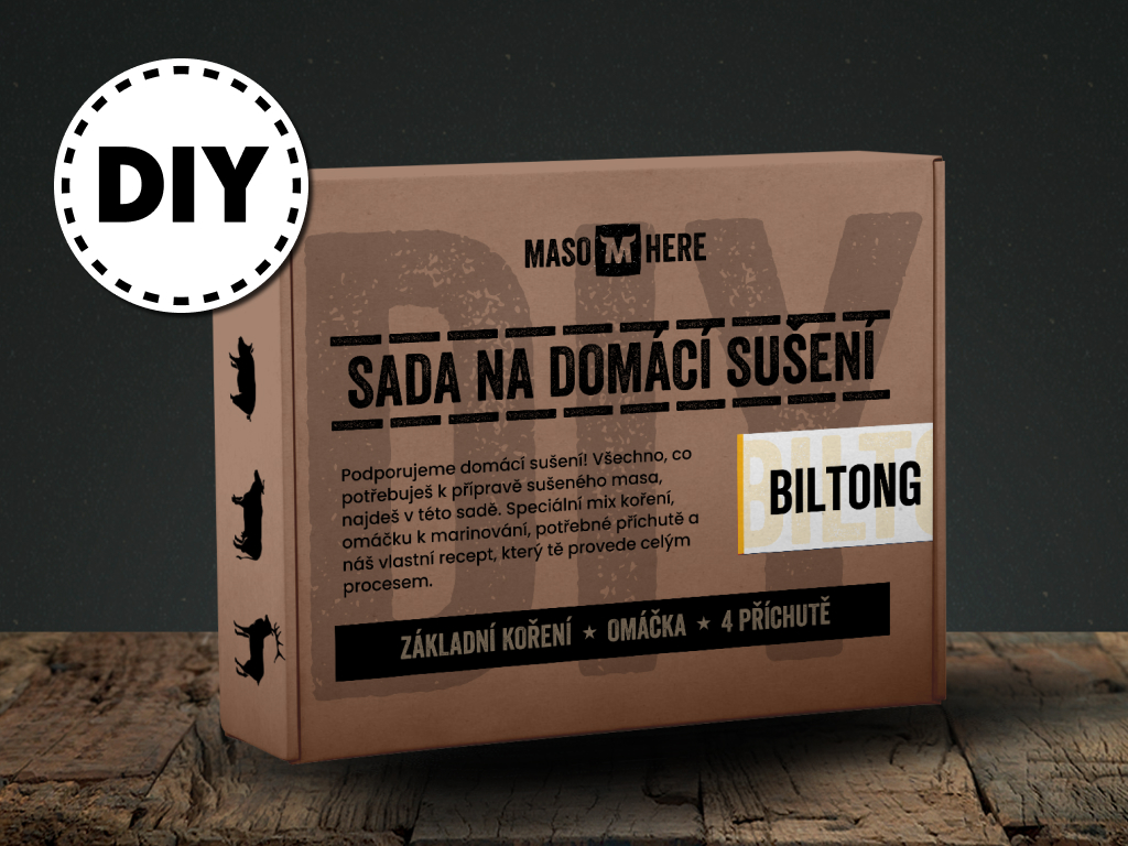 Levně Maso Here - Sada na domácí sušení - Biltong