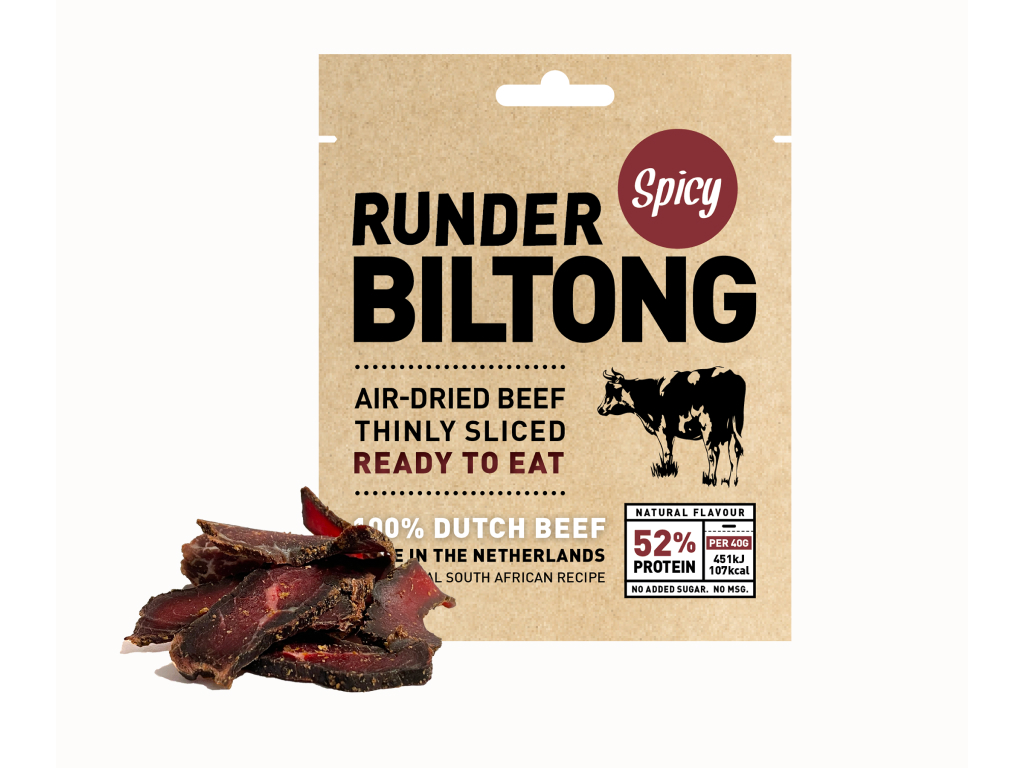 Levně Runder - Pikantní Biltong 40g