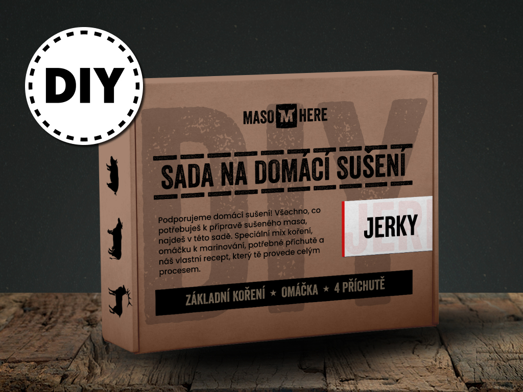 Levně Maso Here Sada na domácí sušení - Jerky