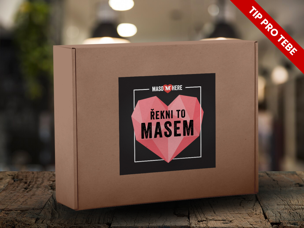 Levně Maso Here Valentýnský box ❤️