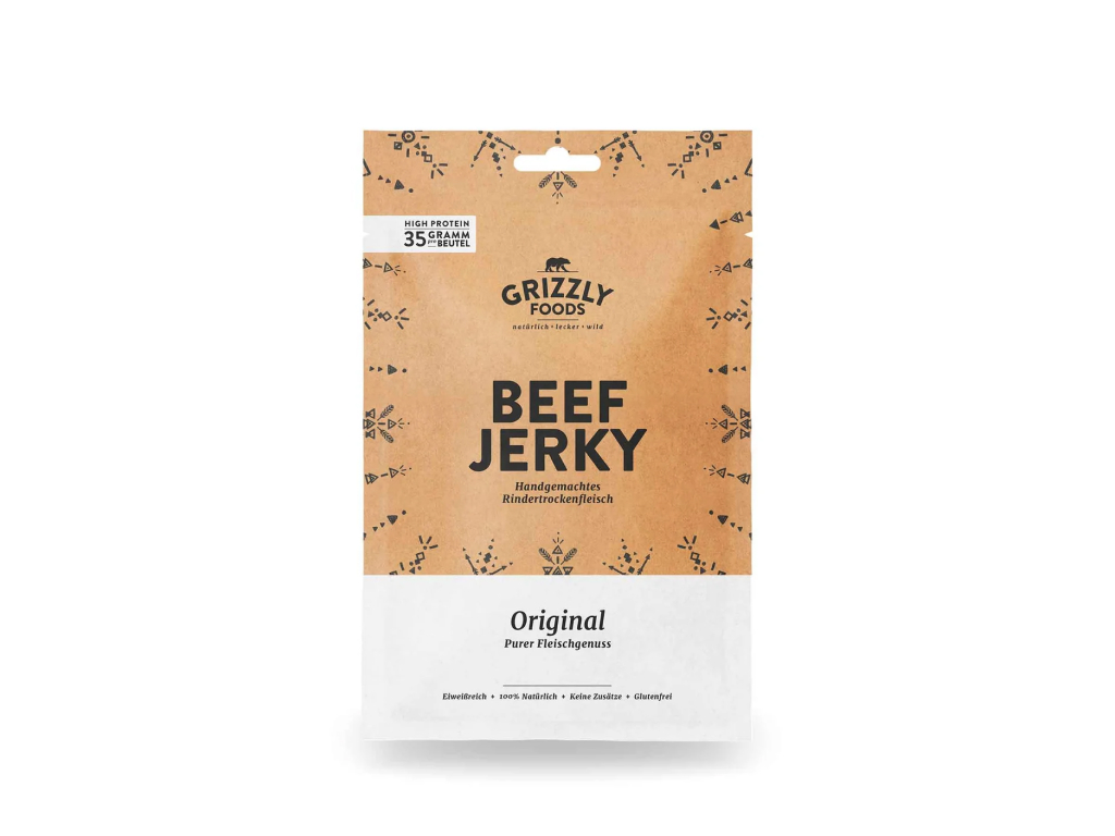 Levně Grizzly Beef Jerky Original 50g