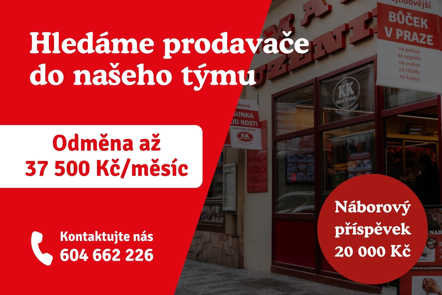 Nabídka práce prodavač