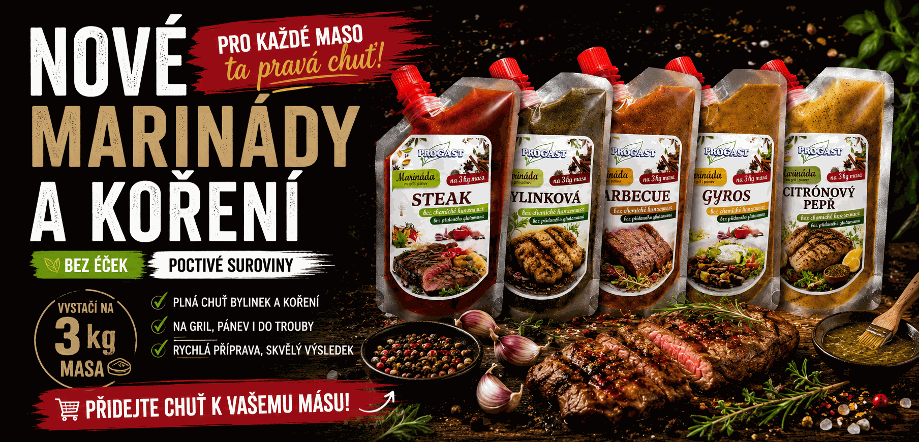 Marinády a koření - novinka