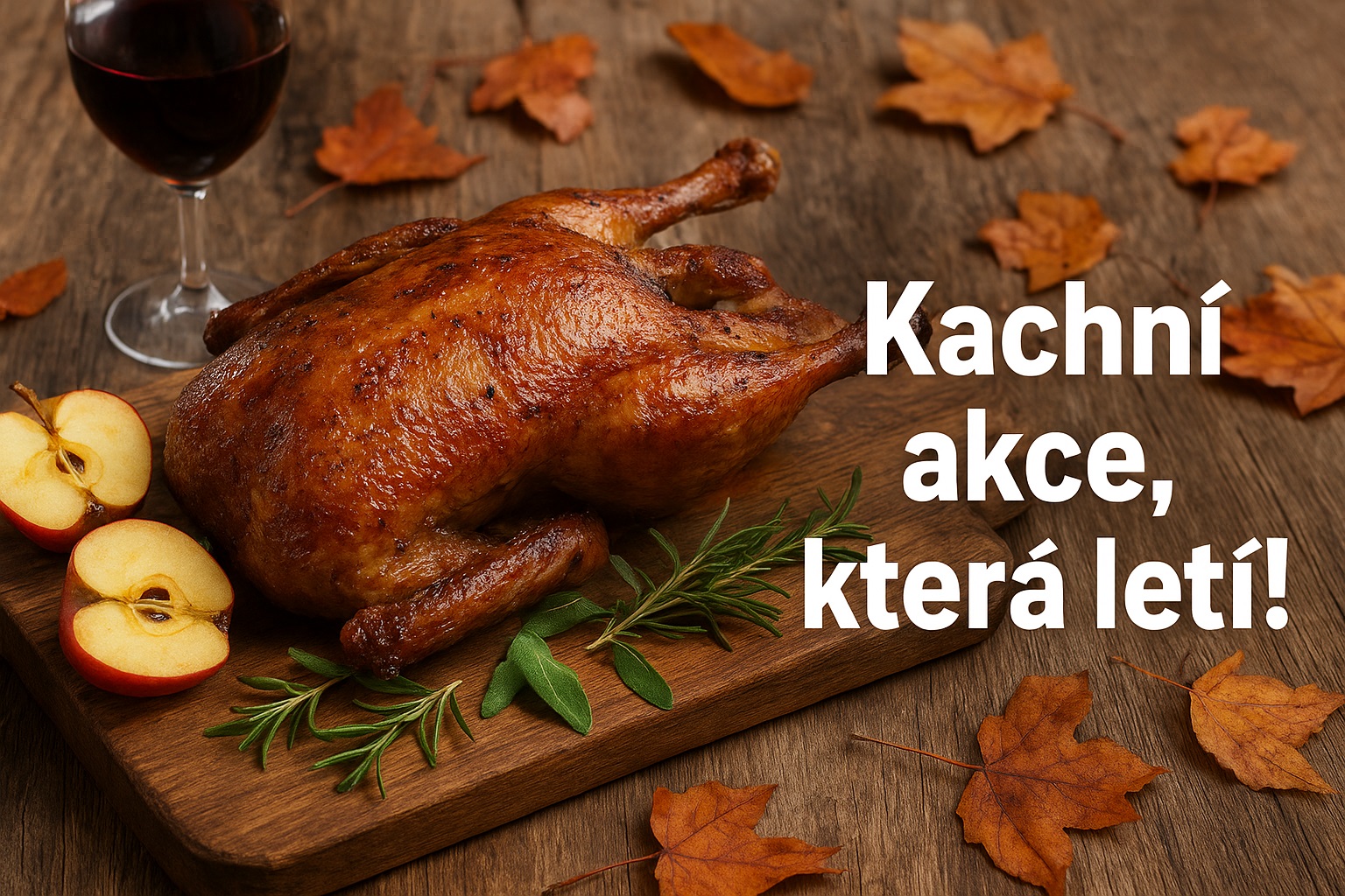 Kachní akce, která letí!