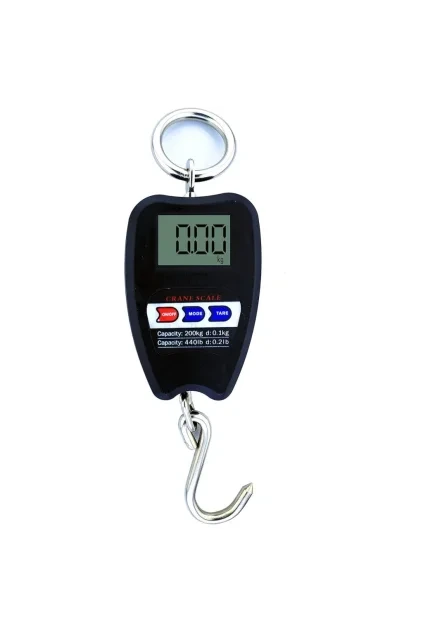 Závěsná digitální váha do 200 kg - Black