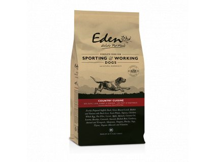 Eden Working Dog Food Country Cuisine 15kg Medium Kibble