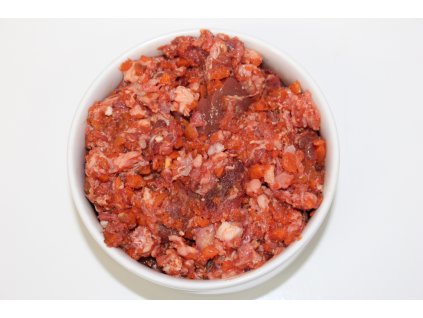 Hovězí hrubomleté s droby na zelenině 1kg (Masožravci) L 1/4