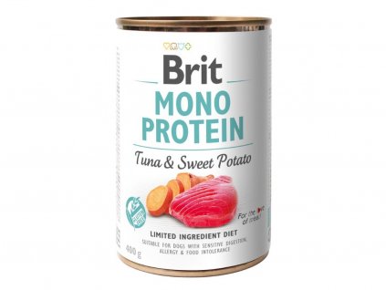 5448 brit mono protein tuna sweet potato 400g