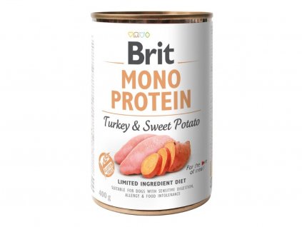 5451 brit mono protein turkey sweet potato 400g