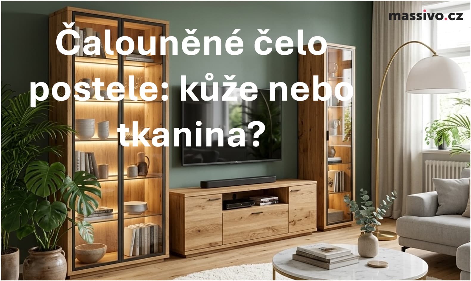 Čalouněné čelo postele: kůže nebo tkanina?