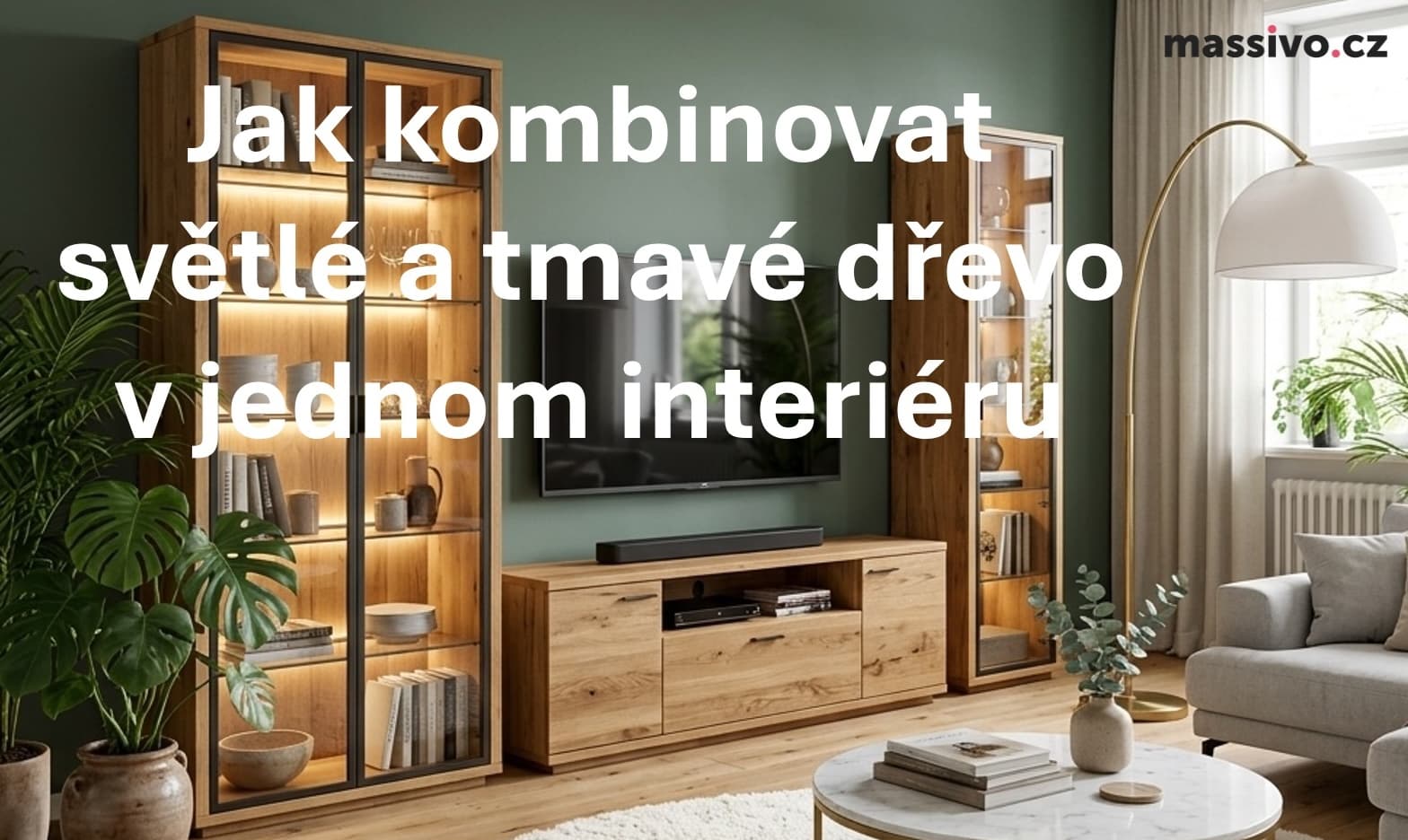 Jak kombinovat světlé a tmavé dřevo v jednom interiéru