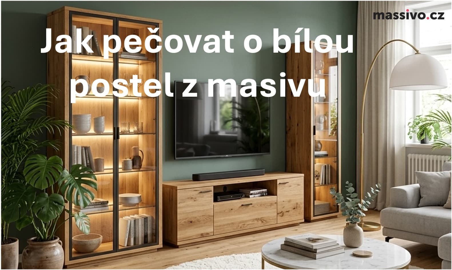 Jak pečovat o bílou postel z masivu