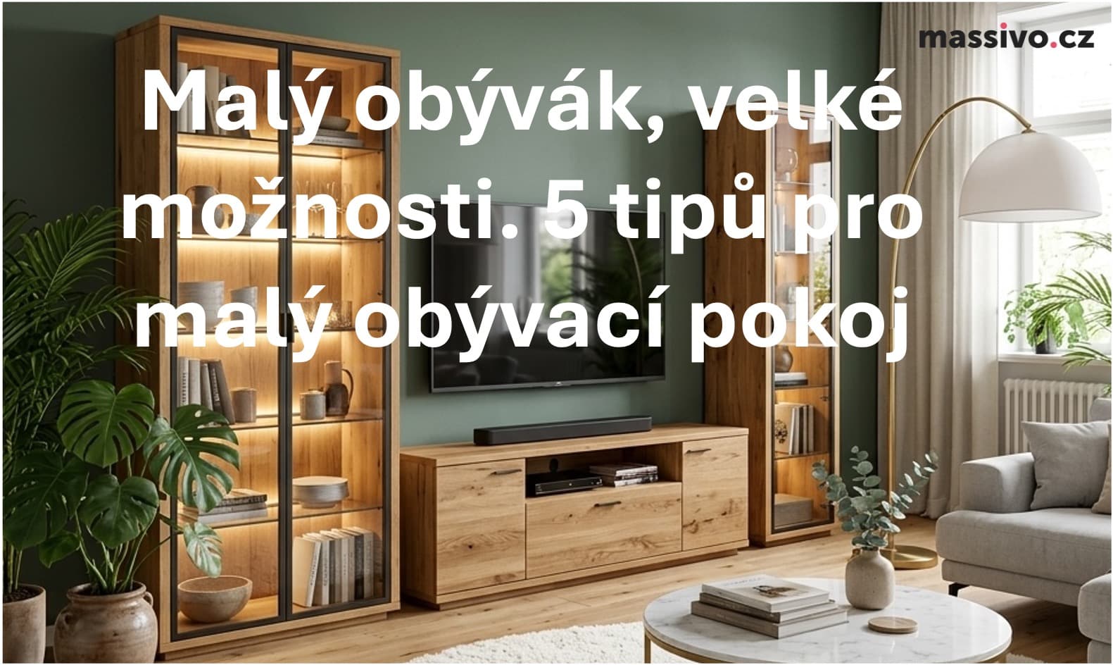 Malý obývák, velké možnosti. 5 tipů pro malý obývací pokoj