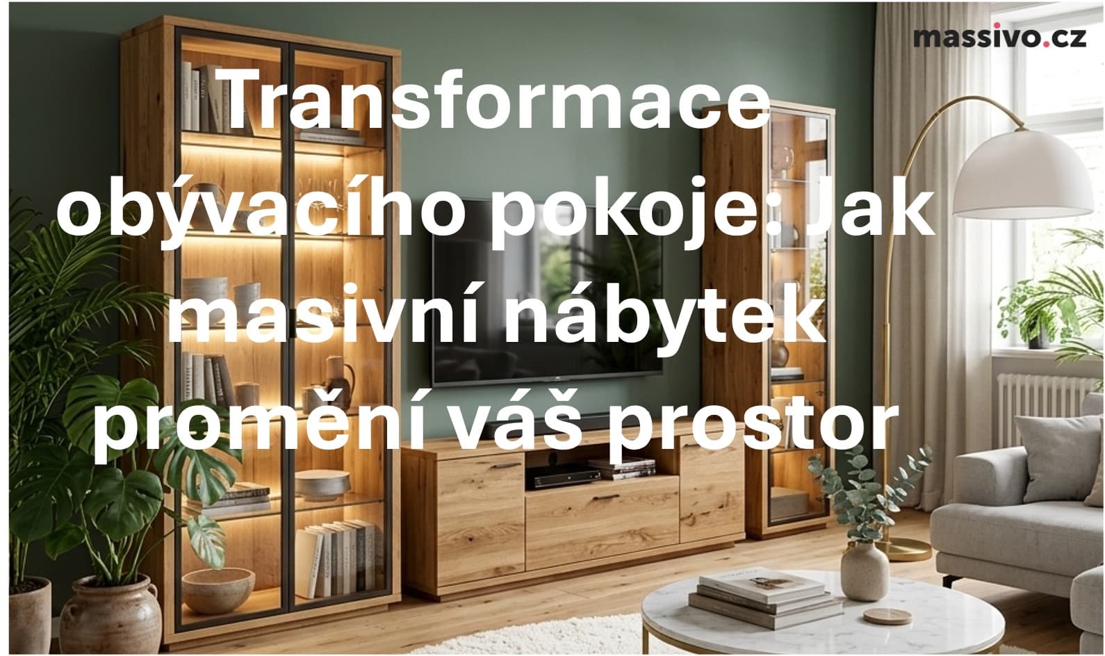 Transformace obývacího pokoje: Jak masivní nábytek promění váš prostor