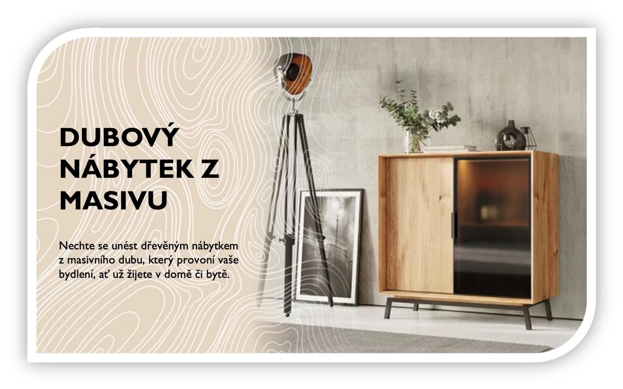 Dubový nábytek z masivu