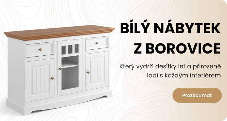 Bily nábytek
