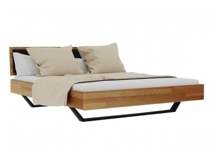 Dubová postel Wigo Soft 160x200 cm