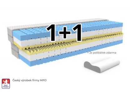 Matrace Loreta 100x200 cm, 1+1 zdarma
