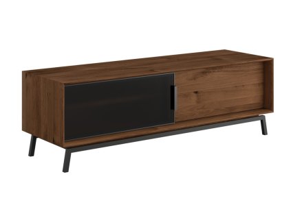 TV stolek Modern Loft 2d (200 cm) hnědý, dub, masiv