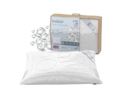 Luxusní polštář Silver Antibacterial 90x70 cm - obal